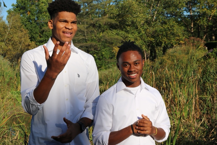 Brothers outside at the park, shot on ICON