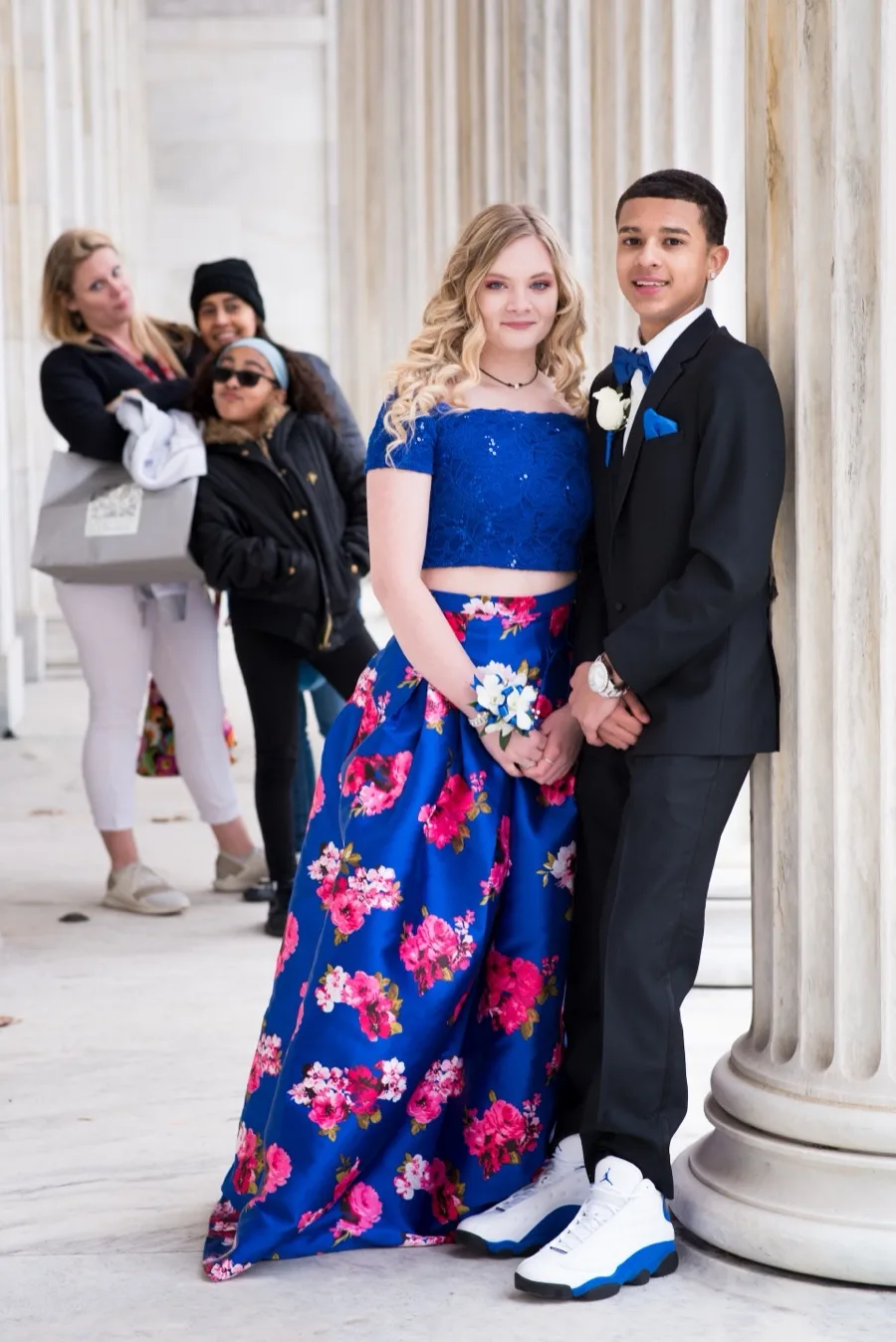 Prom night family portrait, shot on ICON